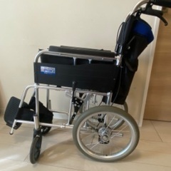 介助式車椅子⭐︎ ミキ BAL-2 標準型 介助型車いす ブルー 40