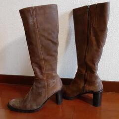 ケネスコール　茶色ブーツ　サイズ36半(23.5~24cm)