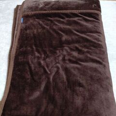 二重毛布 シングルサイズ ブラウン ②140×200