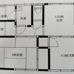 いすみ市岬町　賃貸平屋戸建　4万円　100坪の畑を自由にご利用いただけます！ - いすみ市