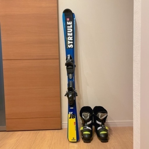 ジュニア スキー板 120cm STREULE 楽々ビンディング