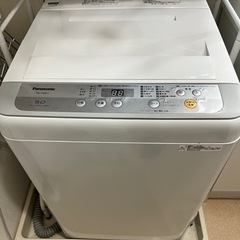 【急募】Panasonic洗濯機5キロ（2018年製）