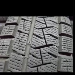スタッドレスタイヤ155/65R14 アルミホイール付き 4本セット