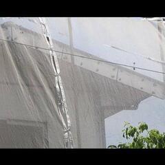 飛散防止ラッセルネット、塗装用途中古品