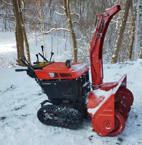 豪雪 地方 配達可！ バッテリー新品！ フジイ ディーゼル除雪機 ロビン エンジン HST 絶好調