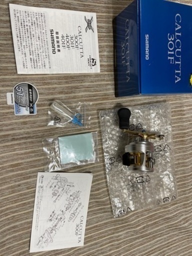 シマノ カルカッタ 401F 左 カスタムハンドル交換済 タイラバ イカメタル シマノ カルカッタ 401F 左 カスタムハンドル交換済 タイラバ