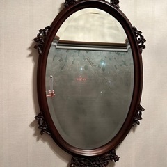 アンティーク壁掛け鏡