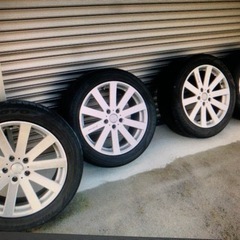 【決まりました】アルファード30系用アルミホイールタイヤセット