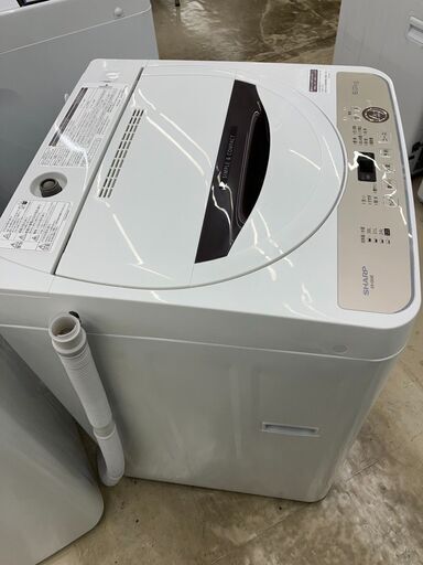 ⭐️SHARP シャープ　穴なし槽だから節水！ 高年式⭐️2020年製 6kg 洗濯機 ES-GE6E 0111-08