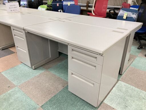 最高品質の 中古 良品 ウチダ 片袖机 片袖デスク オフィスデスク 事務 ...
