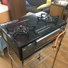 S128 リンナイ ガステ－ブル KSR670BKL 【LPガス】（左強火