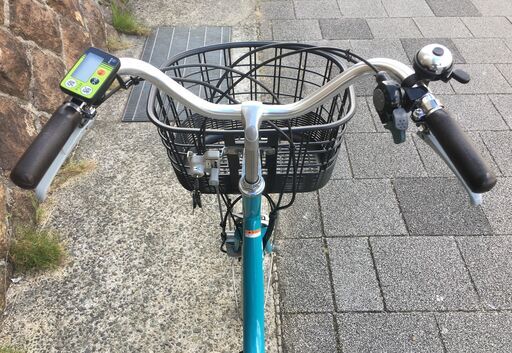 地域限定送料無料 ヤマハ パスワゴン 新基準 15,4AH 三輪車 2020年 青