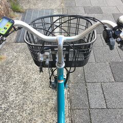 地域限定送料無料　ヤマハ　パスワゴン　三輪車　新基準　15,4AH　2021年　青　アシスタワゴン　ビビライフ　神戸市　電動自転車　