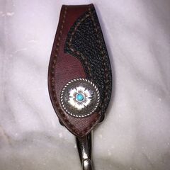 ハンドメイド，バイカーズウオレットキーホルダーセット（カービング）