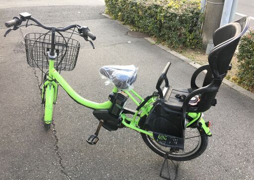 地域限定送料無料 ヤマハ パスバビー 三人乗り 子供乗せ 12,8AH 新基準