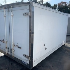 No.704 保冷バン 2ｔ 車  アルミ 箱 バイク 倉庫 トラック コンテナ 米 保管庫 物置 DIY