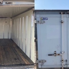 No.704 保冷バン 2ｔ 車  アルミ 箱 バイク 倉庫 トラック コンテナ 米 保管庫 物置 DIY