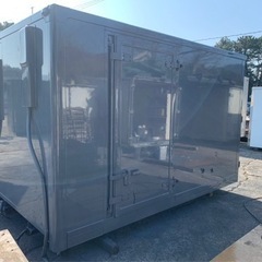 No.707 保冷バン 2ｔ 車  アルミ 箱 バイク 倉庫 トラック コンテナ 米 保管庫 物置 DIY