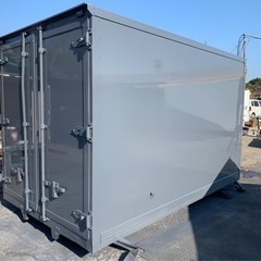 No.707 保冷バン 2ｔ 車  アルミ 箱 バイク 倉庫 トラック コンテナ 米 保管庫 物置 DIY