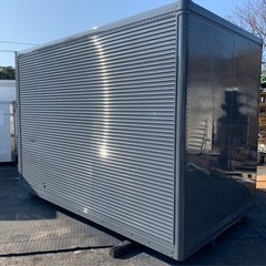 No.709 アルミバン 2ｔ 車  アルミ 箱 バイク 倉庫 トラック コンテナ 米 保管庫 物置 DIY