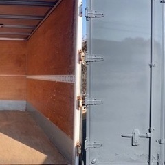 No.709 アルミバン 2ｔ 車  アルミ 箱 バイク 倉庫 トラック コンテナ 米 保管庫 物置 DIY