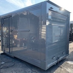 No.710 アルミバン 2ｔ 車 アルミ 箱 バイク 倉庫 トラック コンテナ 米 保管庫 物置 DIY