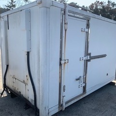 No.711 保冷バン 2ｔ 車  アルミ 箱 バイク 倉庫 トラック コンテナ 米 保管庫 物置 DIY