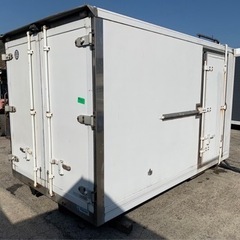 No.711 保冷バン 2ｔ 車  アルミ 箱 バイク 倉庫 トラック コンテナ 米 保管庫 物置 DIY