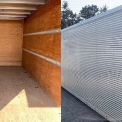 No.714 アルミバン 3ｔ 車  アルミ 箱 バイク 倉庫 トラック コンテナ 米 保管庫 物置 DIY