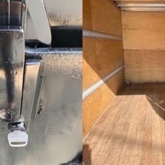 No.712 アルミバン 3ｔ 車  アルミ 箱 バイク 倉庫 トラック コンテナ 米 保管庫 物置 DIY