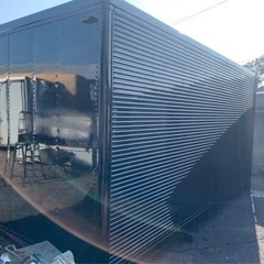 No.712 アルミバン 3ｔ 車  アルミ 箱 バイク 倉庫 トラック コンテナ 米 保管庫 物置 DIY