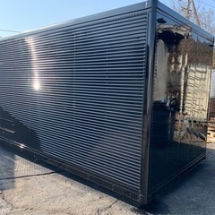 No.712 アルミバン 3ｔ 車  アルミ 箱 バイク 倉庫 トラック コンテナ 米 保管庫 物置 DIY