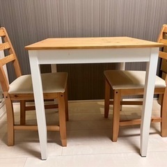 IKEA 26990→8500円　値下げ！ダイニングテーブルセッ...