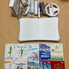 Wii・Wii fit・ソフト・コントローラセット（掲載期間1月...