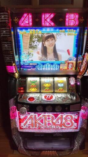 パチスロ実機　AKB48　薔薇の儀式　コイン不要機