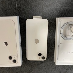 I phone 13 128G ホワイト SIMフリーバージョン　売ります