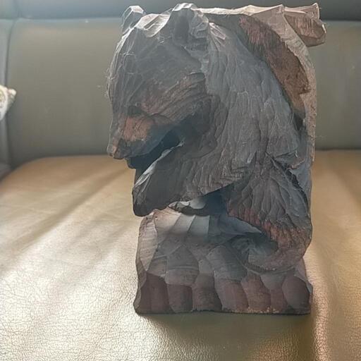 木製クマの置物