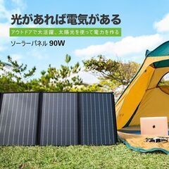 ④【処分価格】新品　ソーラーパネル90Wh 