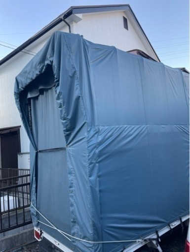 軽トラックの幌車ほぼ使用してない幌