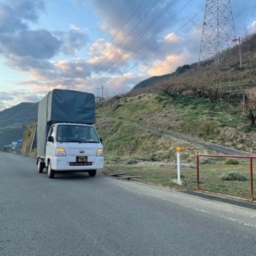 軽トラックの幌車ほぼ使用してない幌