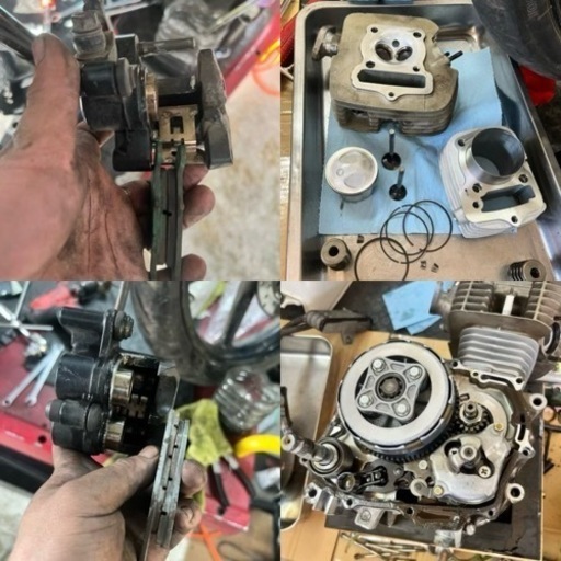 エイプ50改82ボアアップ＆ビッグバルブヘッド 17インチ前後ディスク