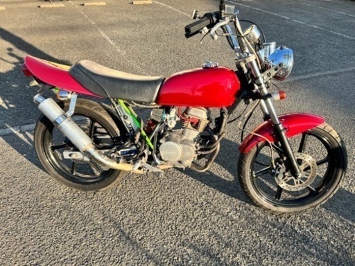 エイプ50改82ボアアップ＆ビッグバルブヘッド 17インチ前後ディスク