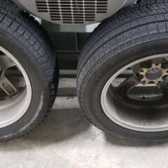 GRASS SR 17×7Jオフセット38 5H-100 スタッドレスタイヤホイールセット　BRIDGESTONE　VRX2付き　4本セット　タイヤホイールセット