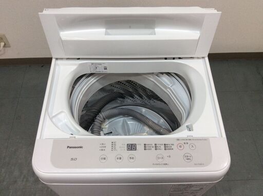 JT6013【Panasonic/パナソニック 5.0㎏洗濯機】美品 2021年製 NA