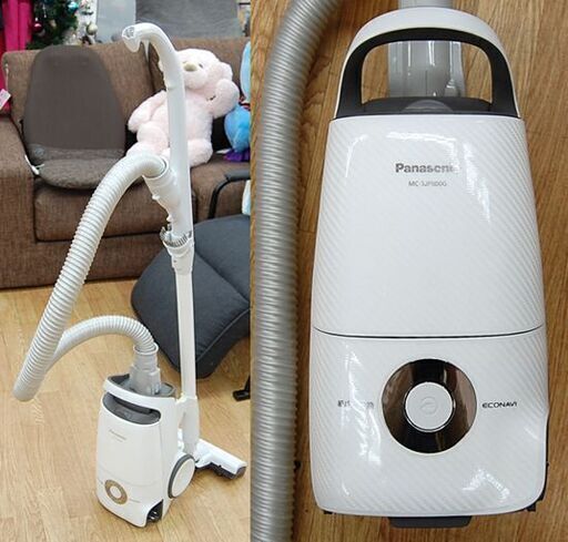 Panasonic 掃除機 MC-SJP800G 2017年製 紙パック式 LEDライト付き 軽量