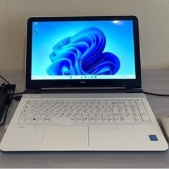 使用少ない綺麗なノートパソコンNEC lavie LS150/s