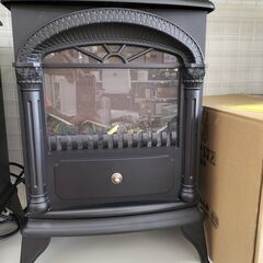 ☆ジモティー割有☆ 暖炉型 ファンヒーター NTL1000K 2017製 IK-12