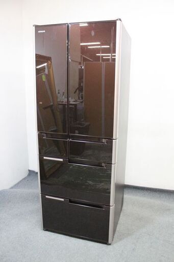 日立 HITACHI 6ドア冷蔵庫 R-G5200D XT 517L フレンチドア クリスタルブラウン 冷凍冷蔵庫 2014年製 中古家電 店頭引取歓迎 R6765)