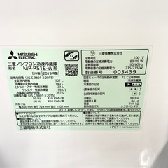激安‼️大きめ ファミリータイプ 19年製 507L MITSUBISHI6ドア冷蔵庫MR 