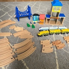 (決まりました)木のレール　新幹線と線路のおもちゃ